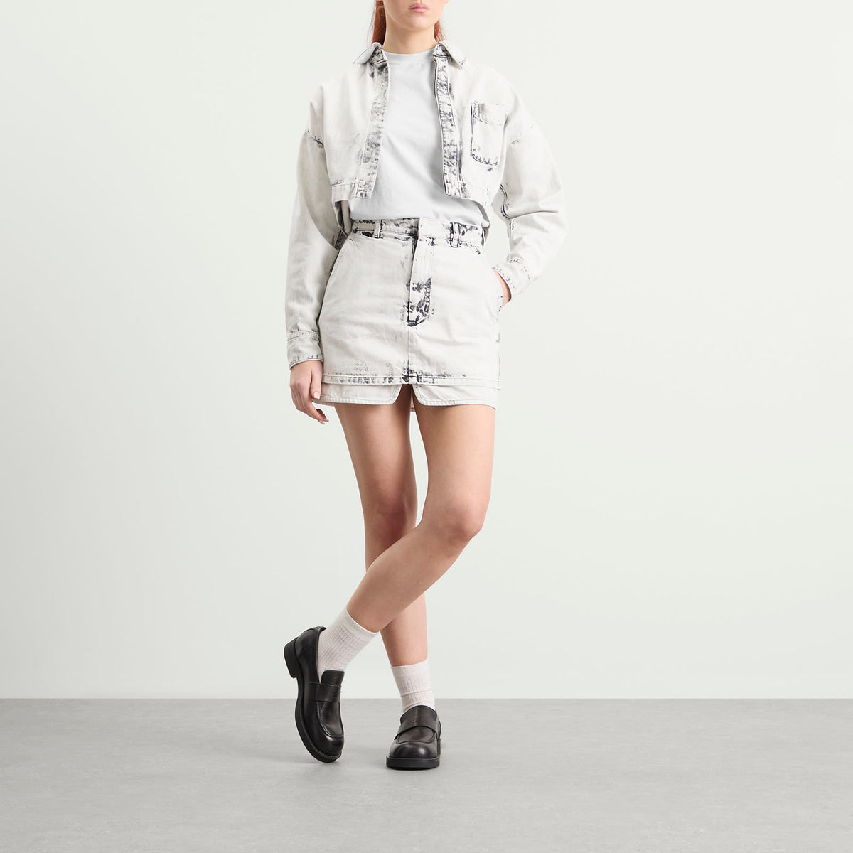 TOGA Denim Short Shirt