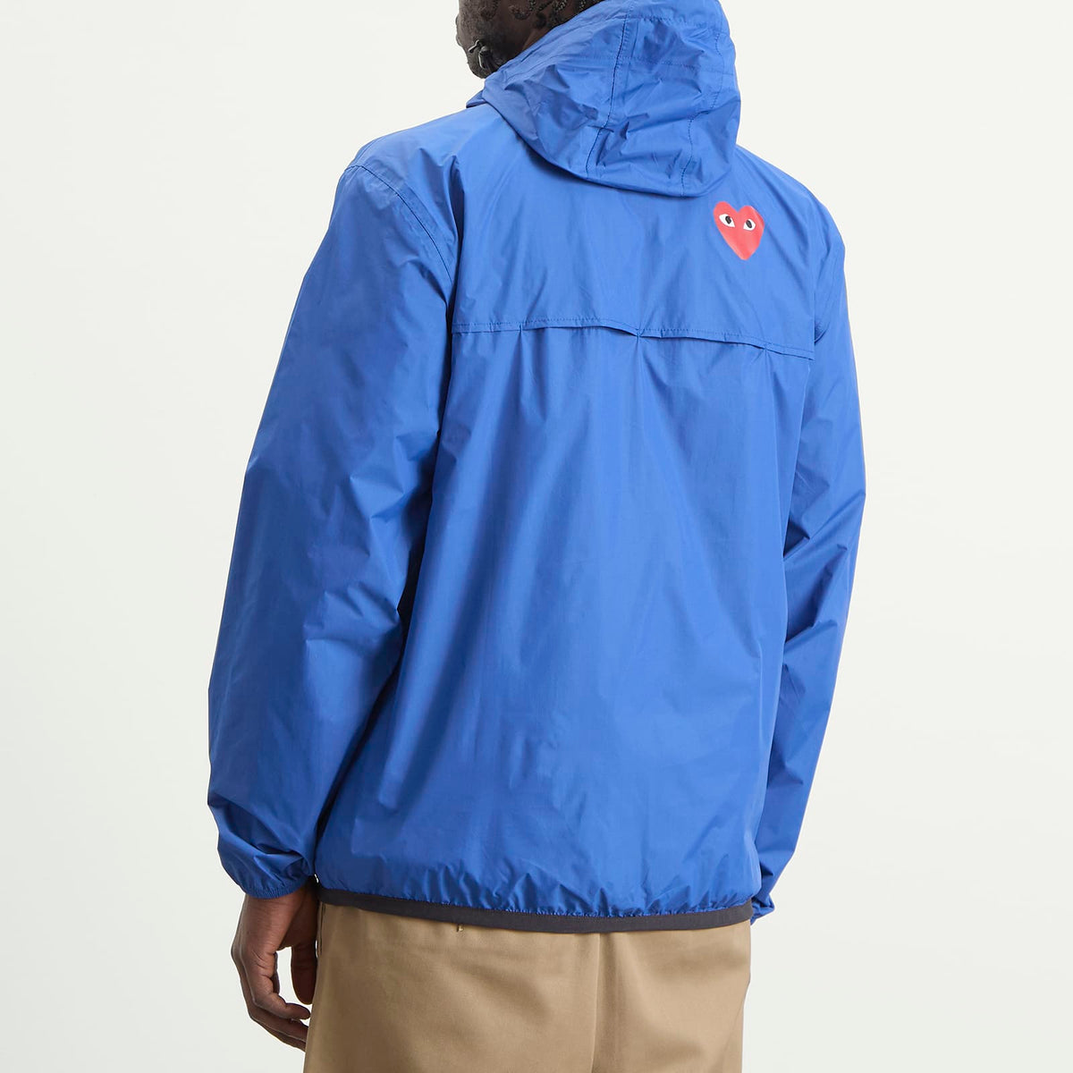 Comme des Garçons Play x K-Way Half Zip Packable Jacket