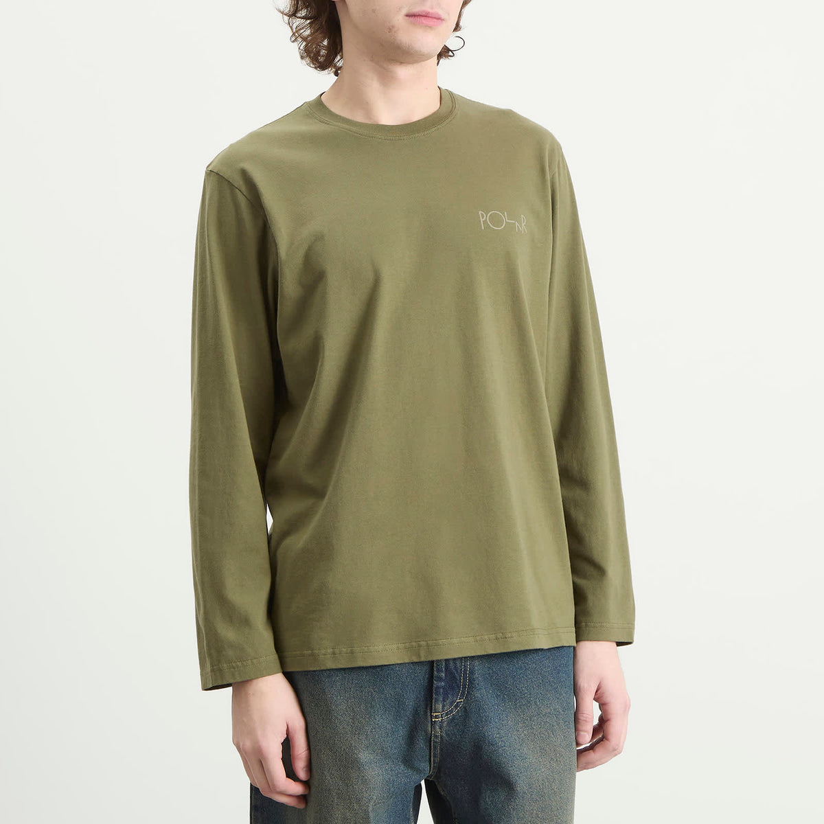 Polar Skate Co. Stroke Logo Steve Long Sleeve T-Shirt