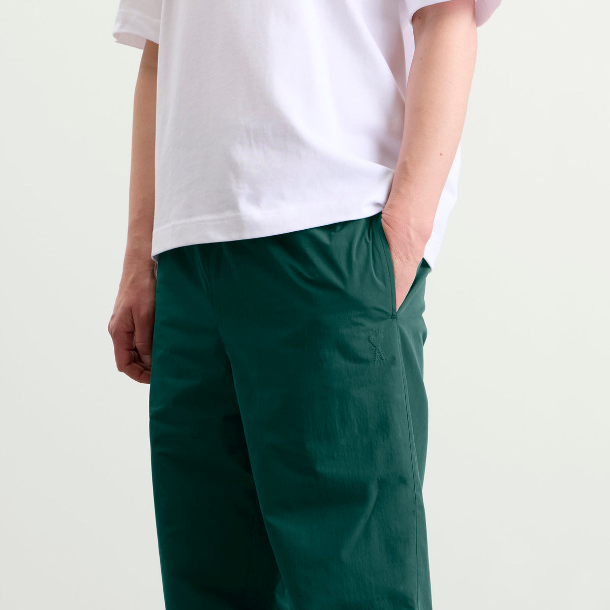 AMI Paris ADC Cotton Nylon Trackpants