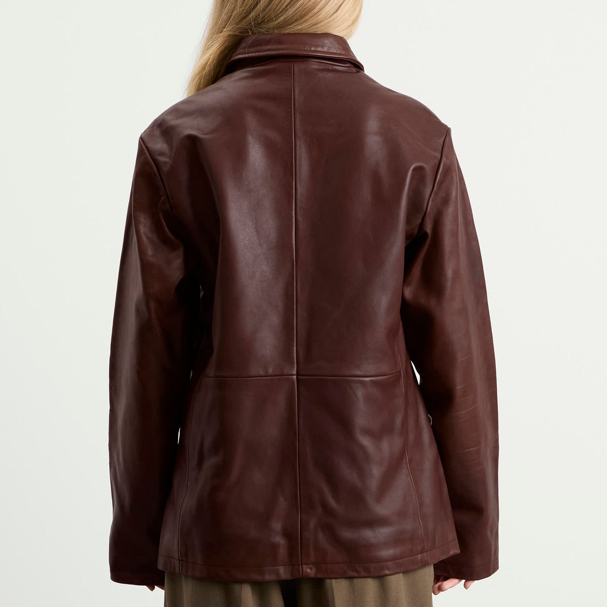 Studio Nicholson Landau Slim Fit Leather Jacket