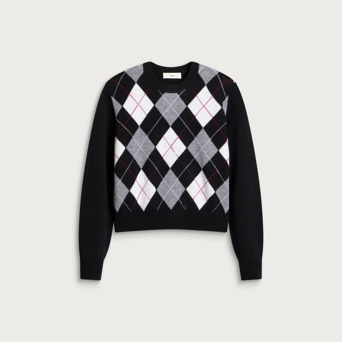 Dunst Argyle Crew Neck Sweater