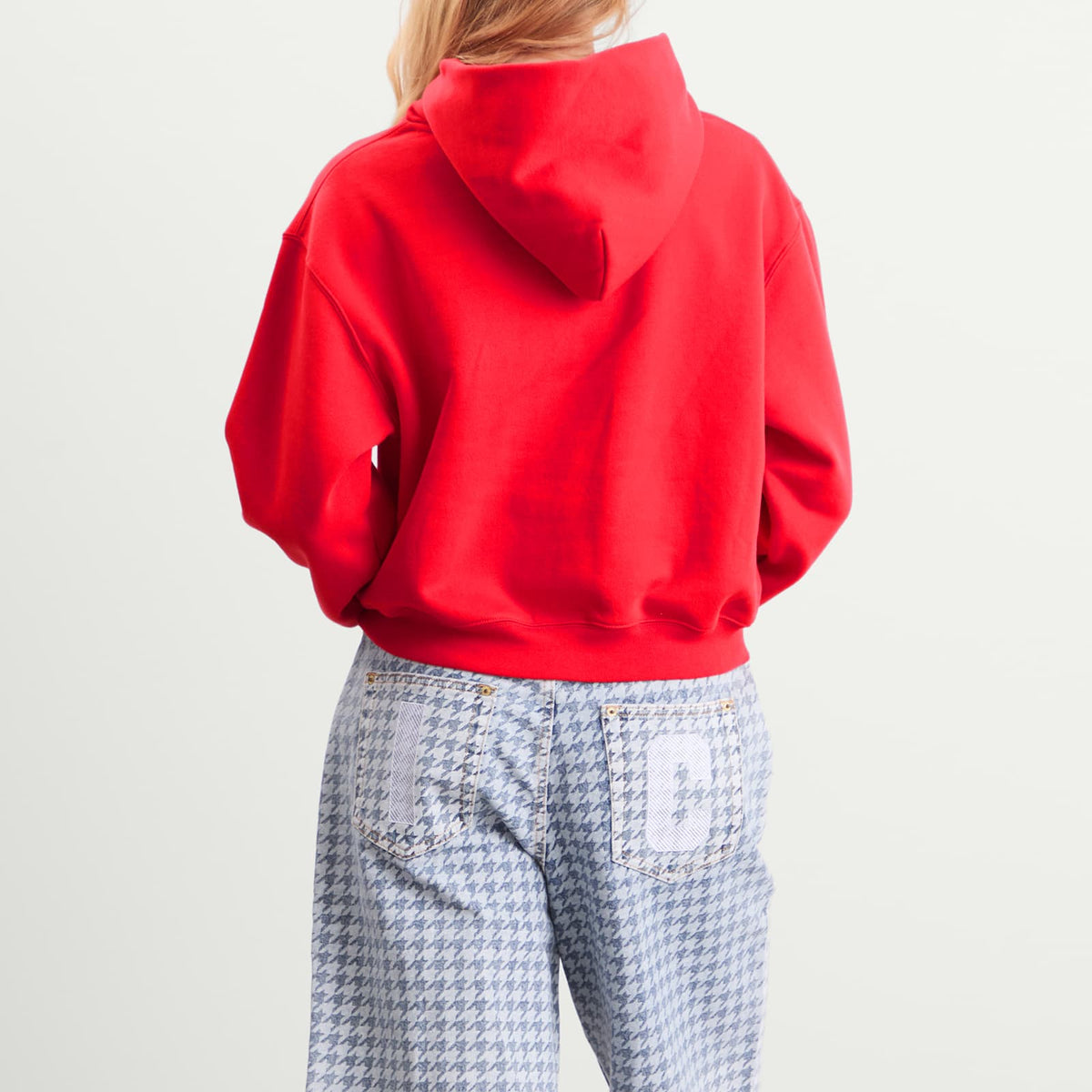 ICECREAM College Cropped Popover Hoodie
