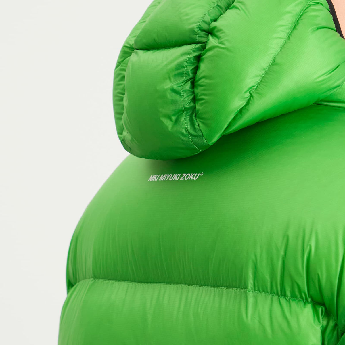MKI Translucent Hooded Bubble Jacket Presented By END.