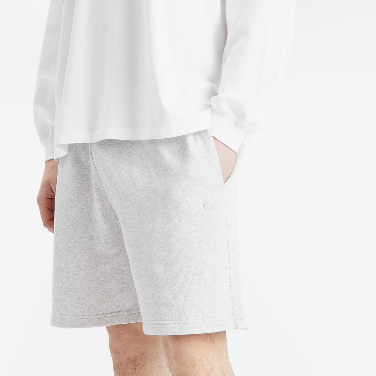 Acne Studios Forge U X Melange Face Sweat Shorts