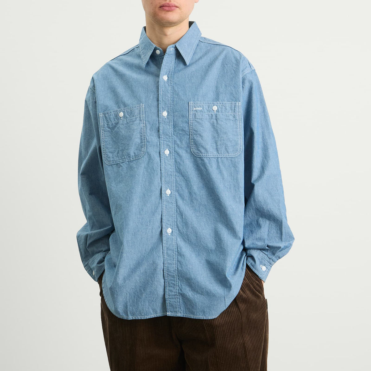 Beams Plus Chambray Work Shirt