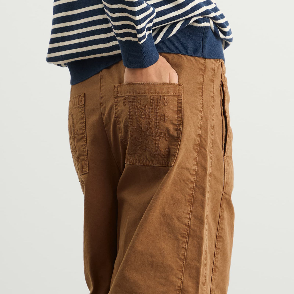 Damson Madder Felix Twill Trousers