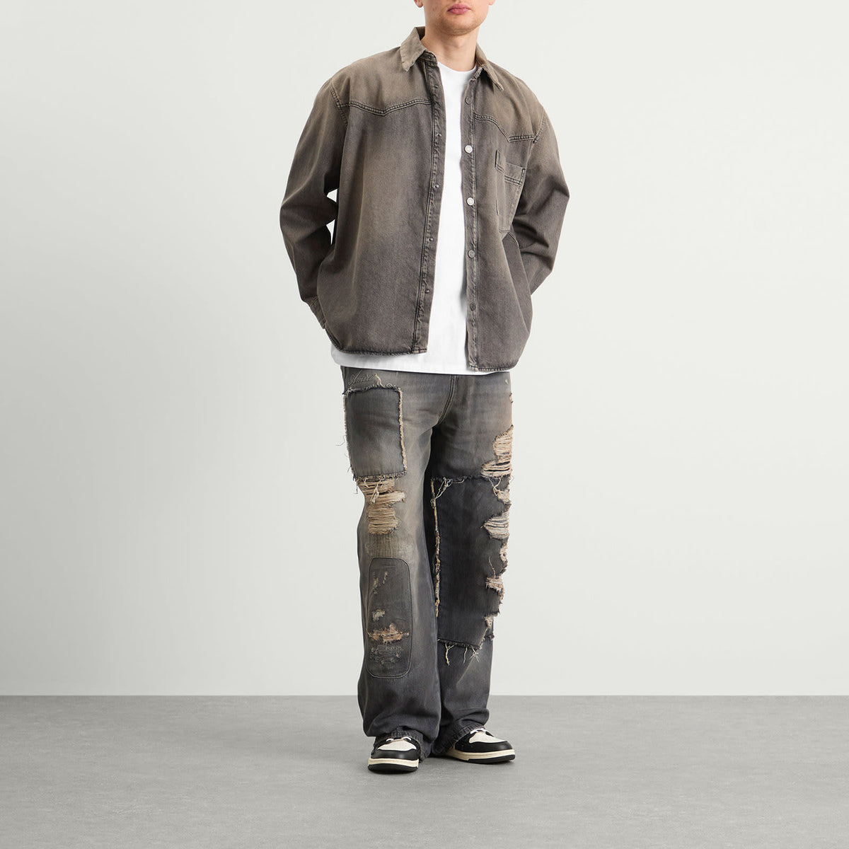 AMIRI Carpenter Repaired Baggy Jeans