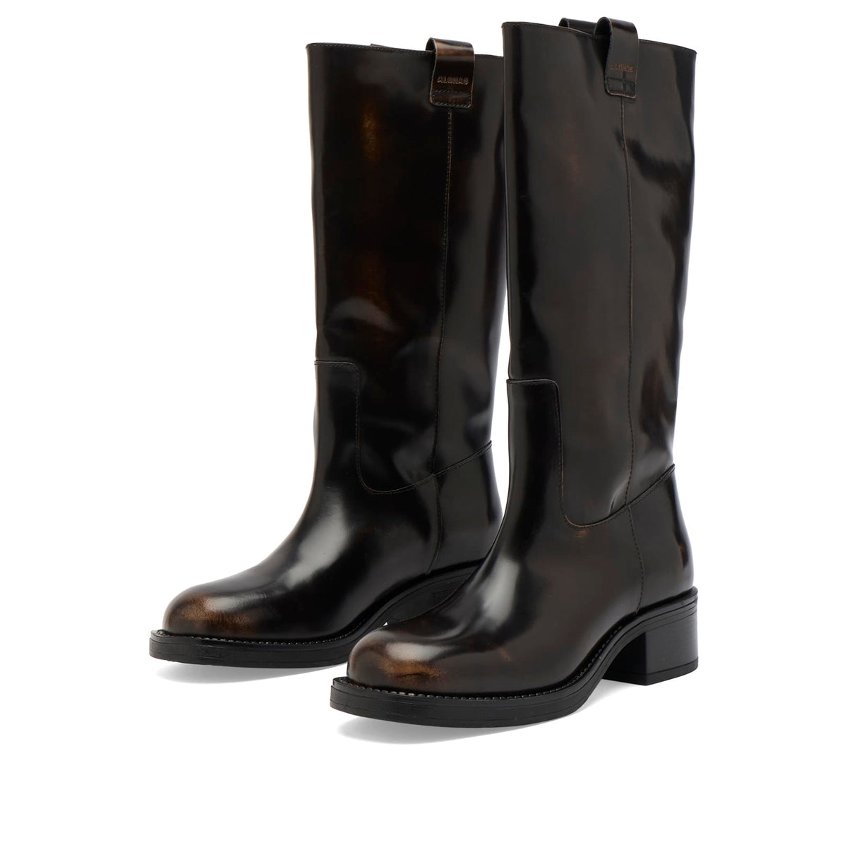 ALOHAS Sajan Vintage Effect Leather Boots
