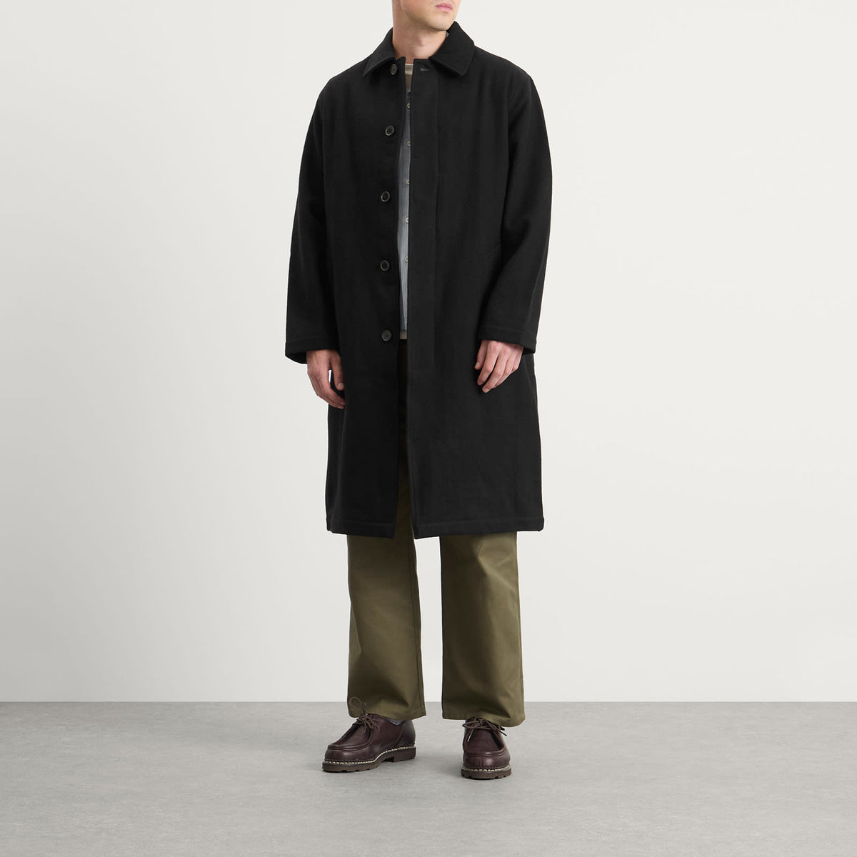 Universal Works Mowbray Wool Mac Coat