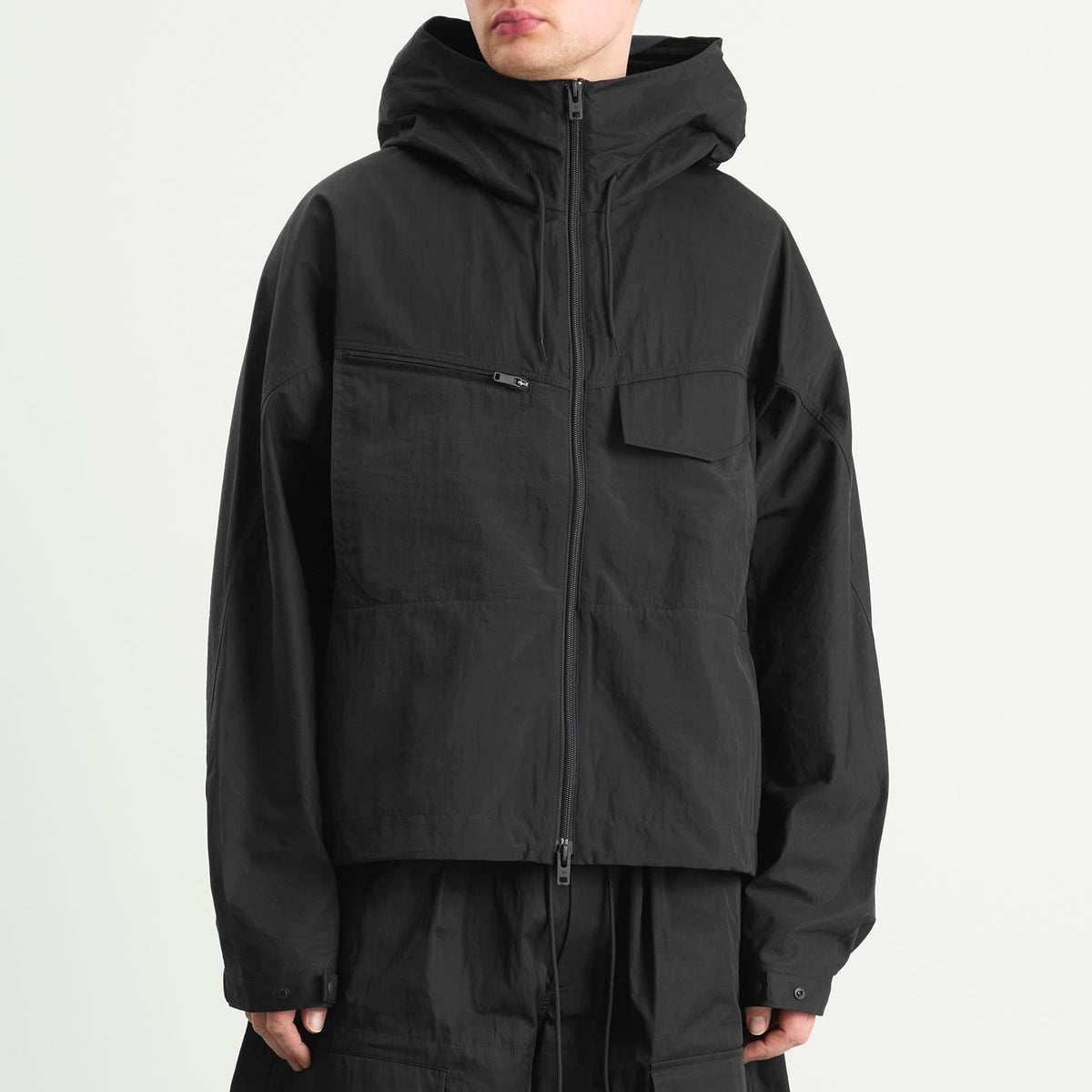 Y-3 Cotton Blend Hooded Jacket