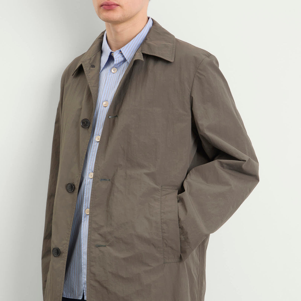 Dries Van Noten Washed Water Repellent Trench