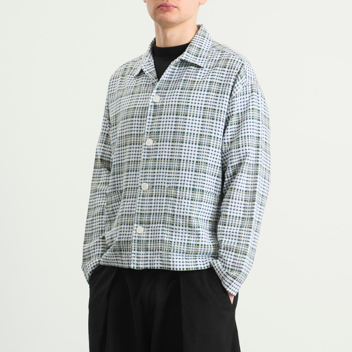 YMC Cotton Check PJ Overshirt