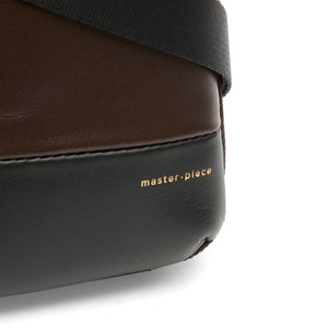 Master-Piece Gloss Leather Shoulder Bag Brown – END.