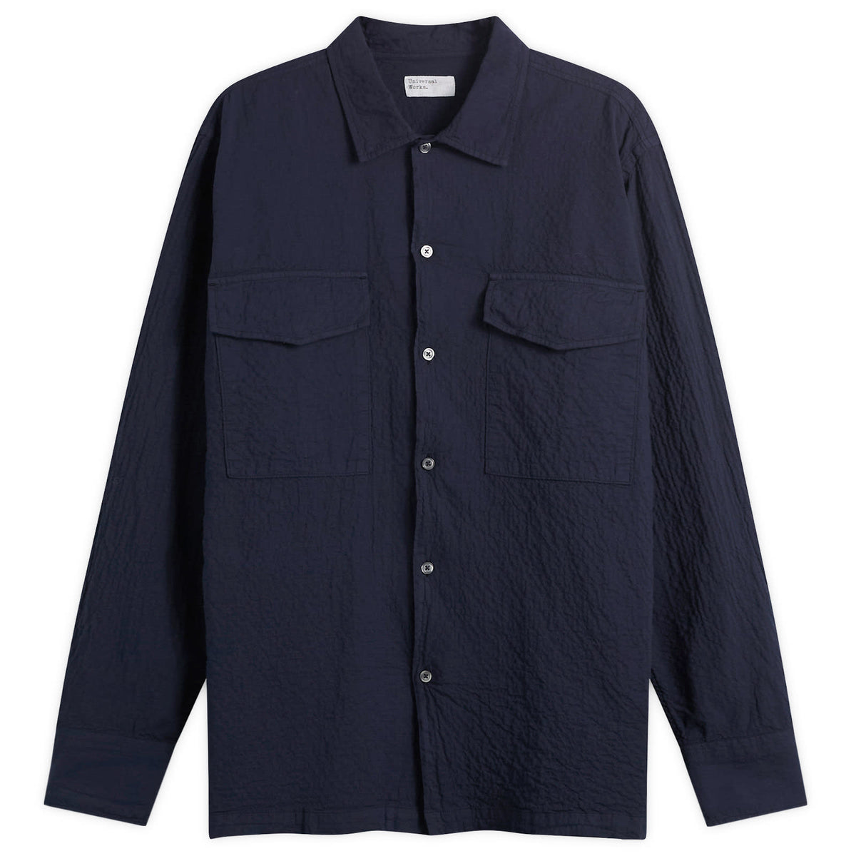 Universal Works Arten Seersucker Attendant Overshirt