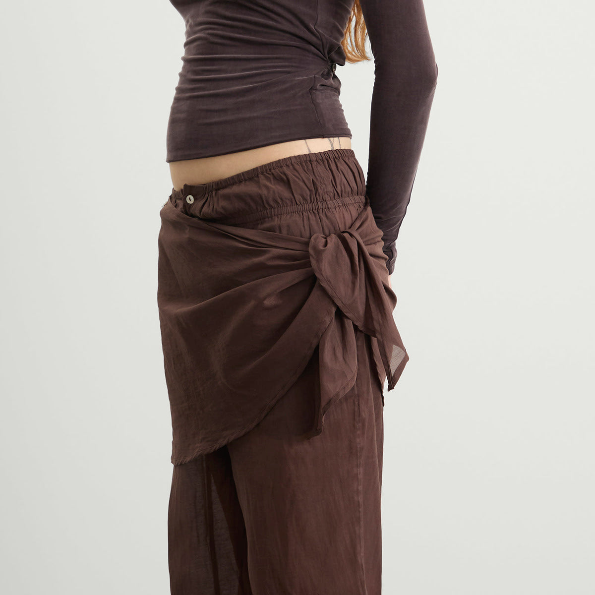 Damson Madder Paula Sarong Trousers - END. Exclusive
