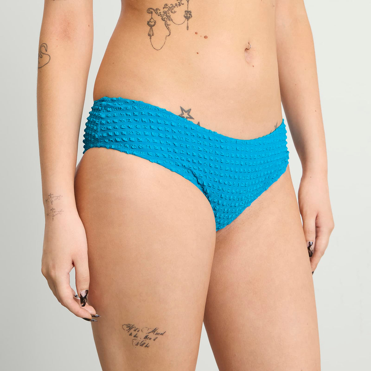 Fruity Booty Seersucker Halter Bikini Bottoms