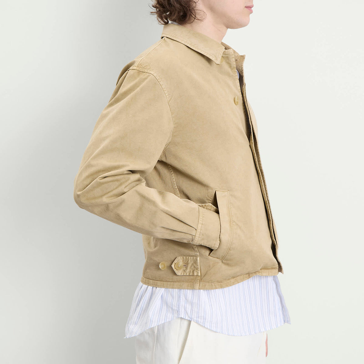 Auralee Garment-Dyed Finx Light Chino Blouson
