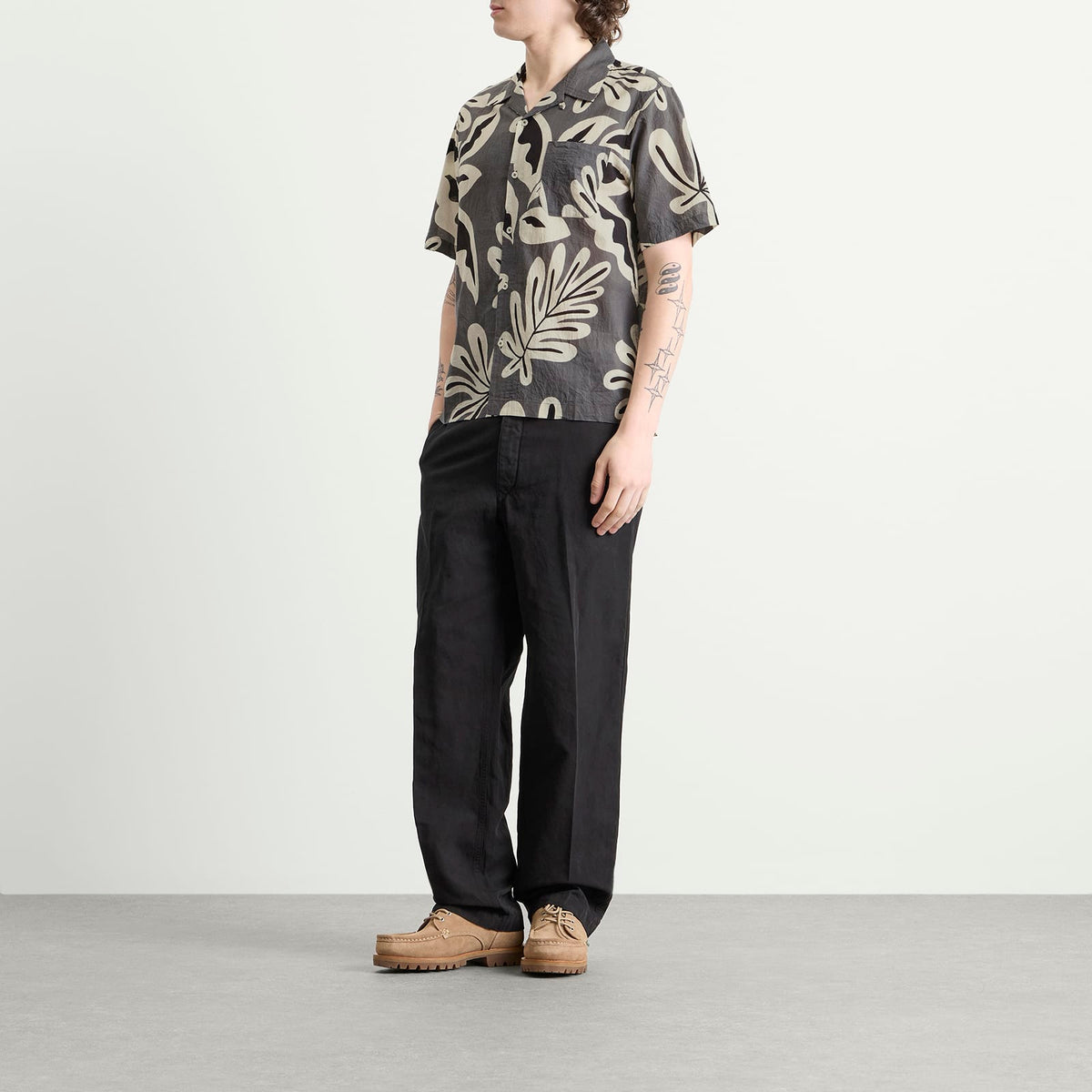 Universal Works Baja Print Road Shirt