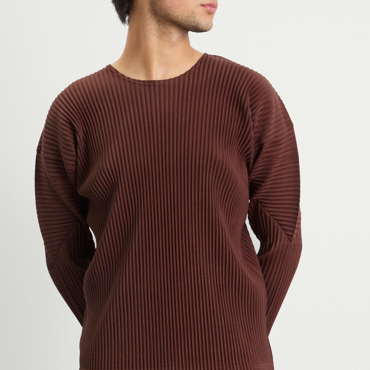Homme Plissé Long Sleeve Top