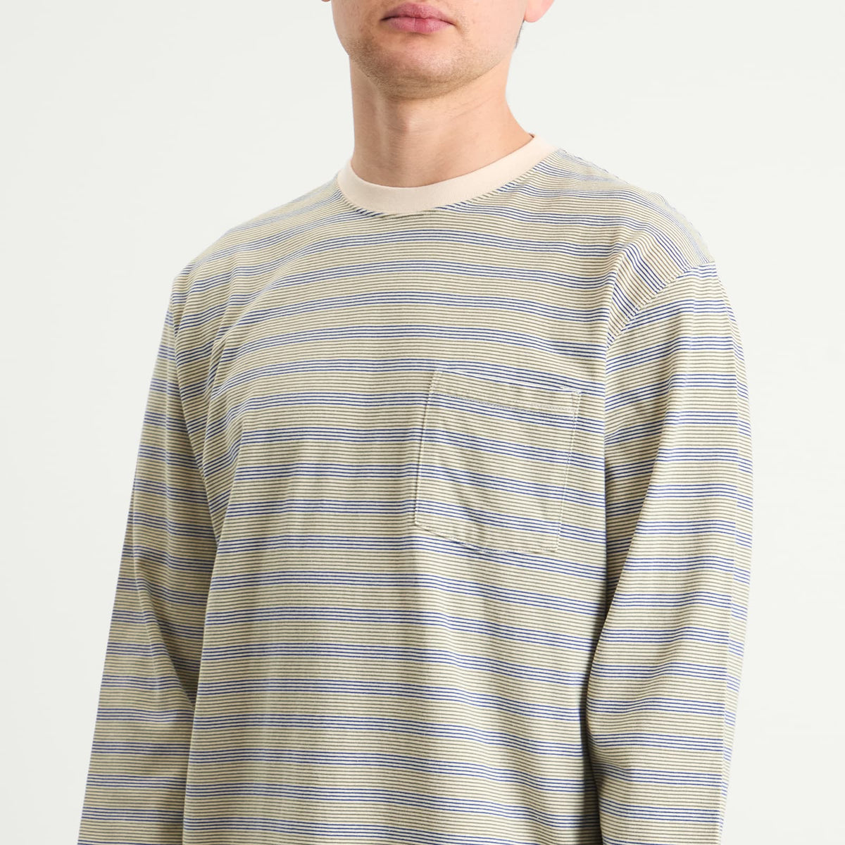 Beams Plus Long Sleeve Multi Pin Pocket T-Shirt