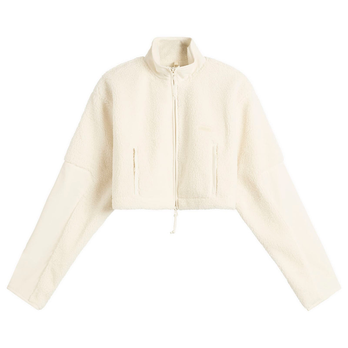 SKIMS Teddy Funnel Neck Cropped Jacket