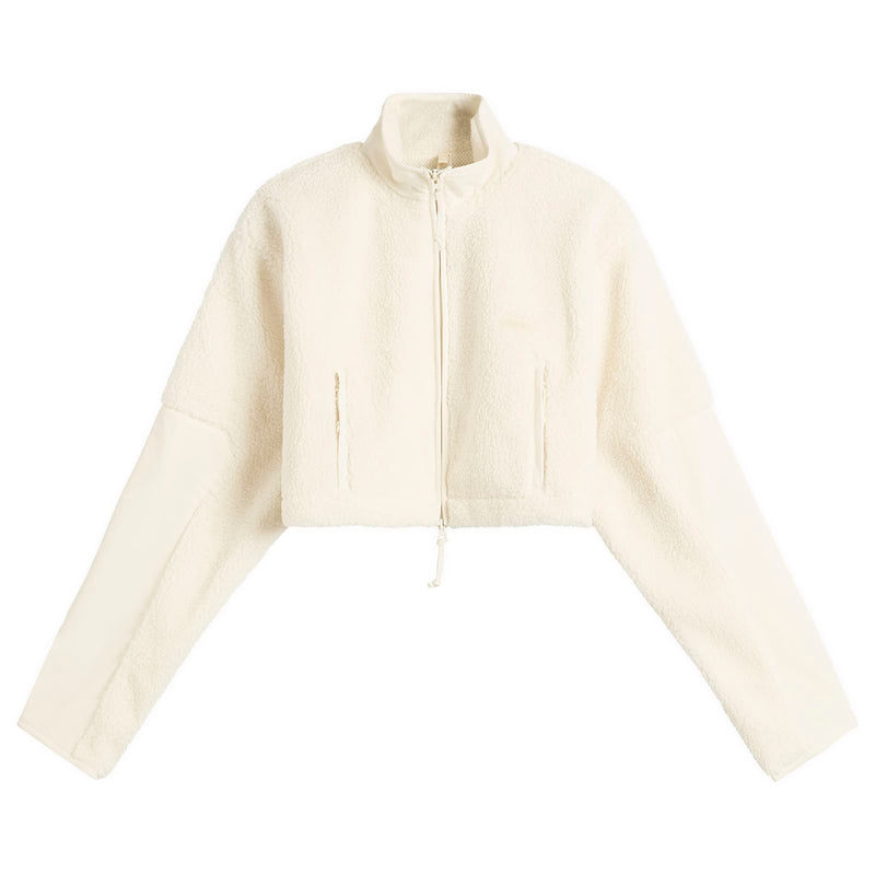 SKIMS Teddy Funnel Neck Cropped Jacket