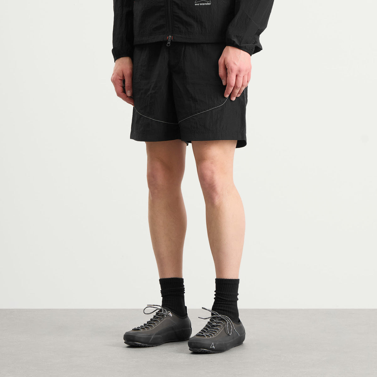and wander x ROA Ripstop Wind Shorts