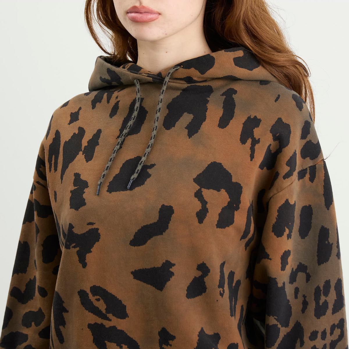 Aries Leopard Tie Dye Hoodie