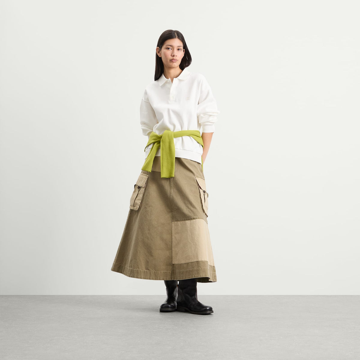 Damson Madder Marcelle Barn Midi Skirt