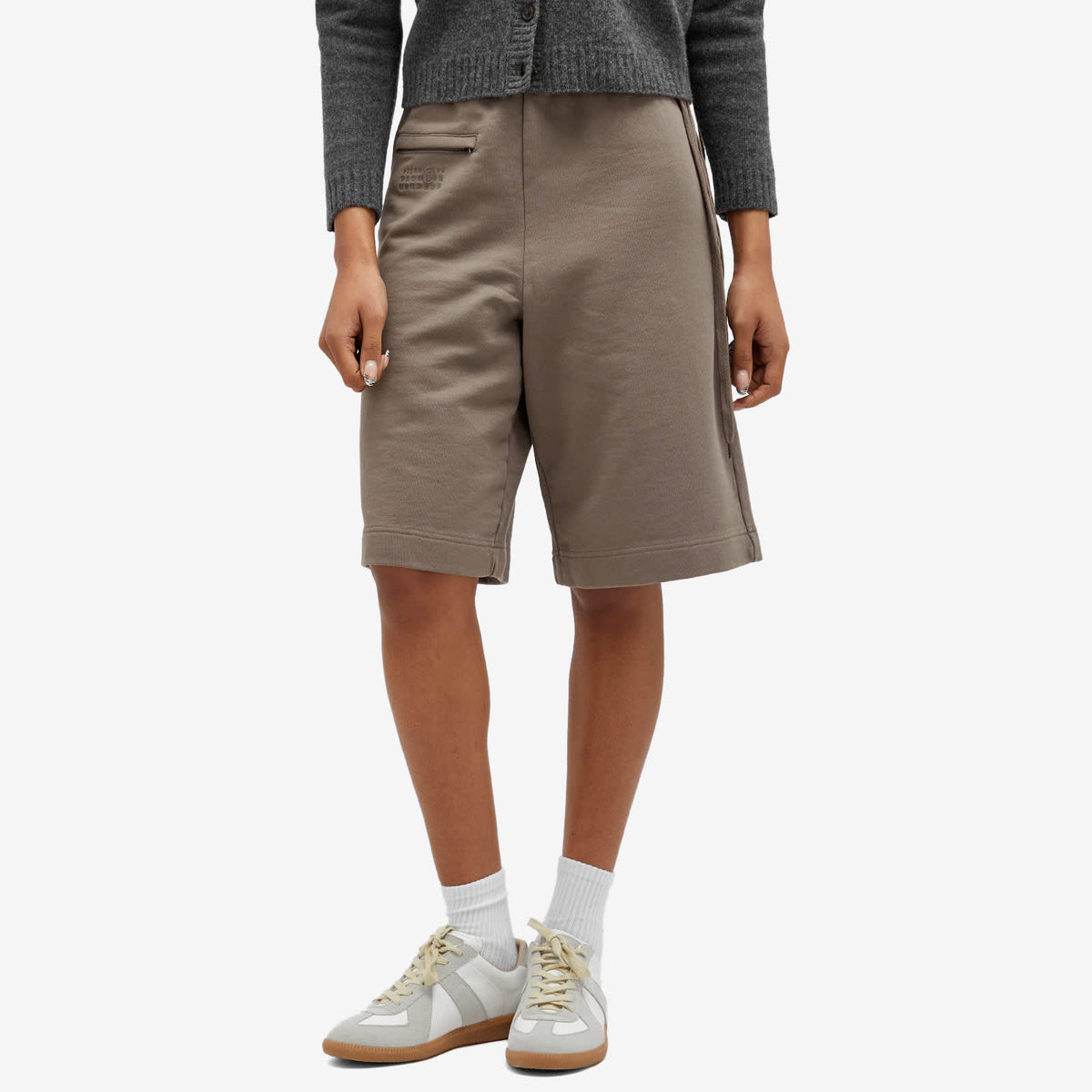 MM6 Maison Margiela Jersey Longline Shorts