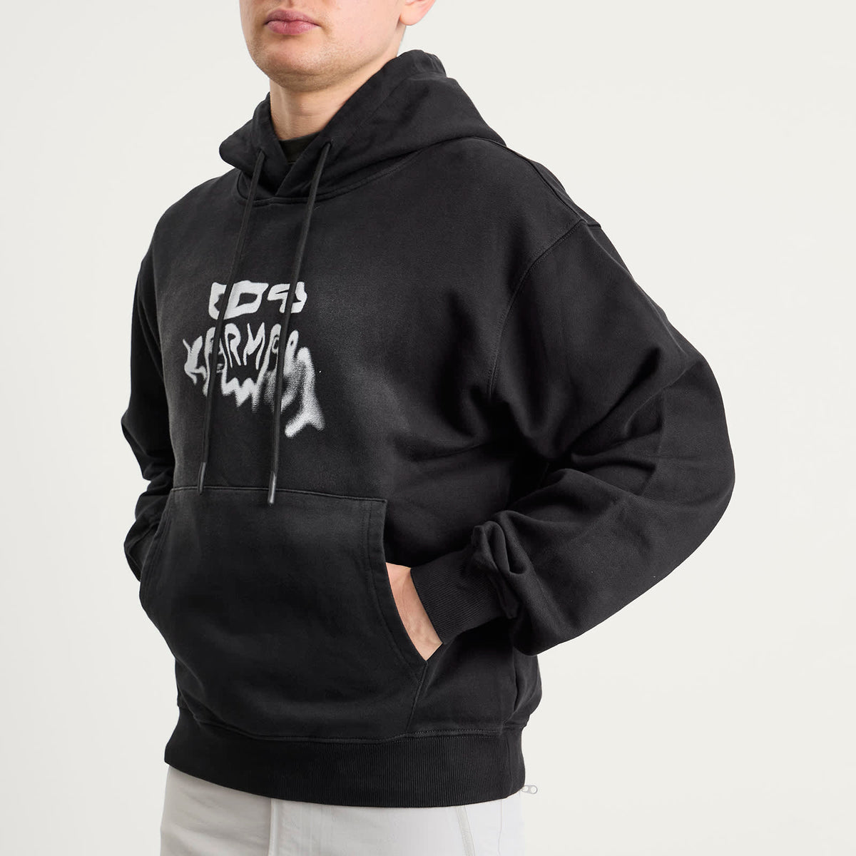 Karma8a Chalk Logo Hoodie