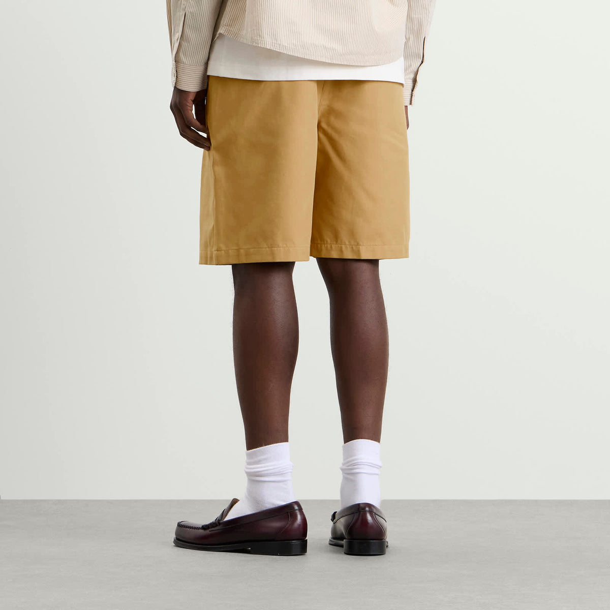Bound Wide Pleated Shorts