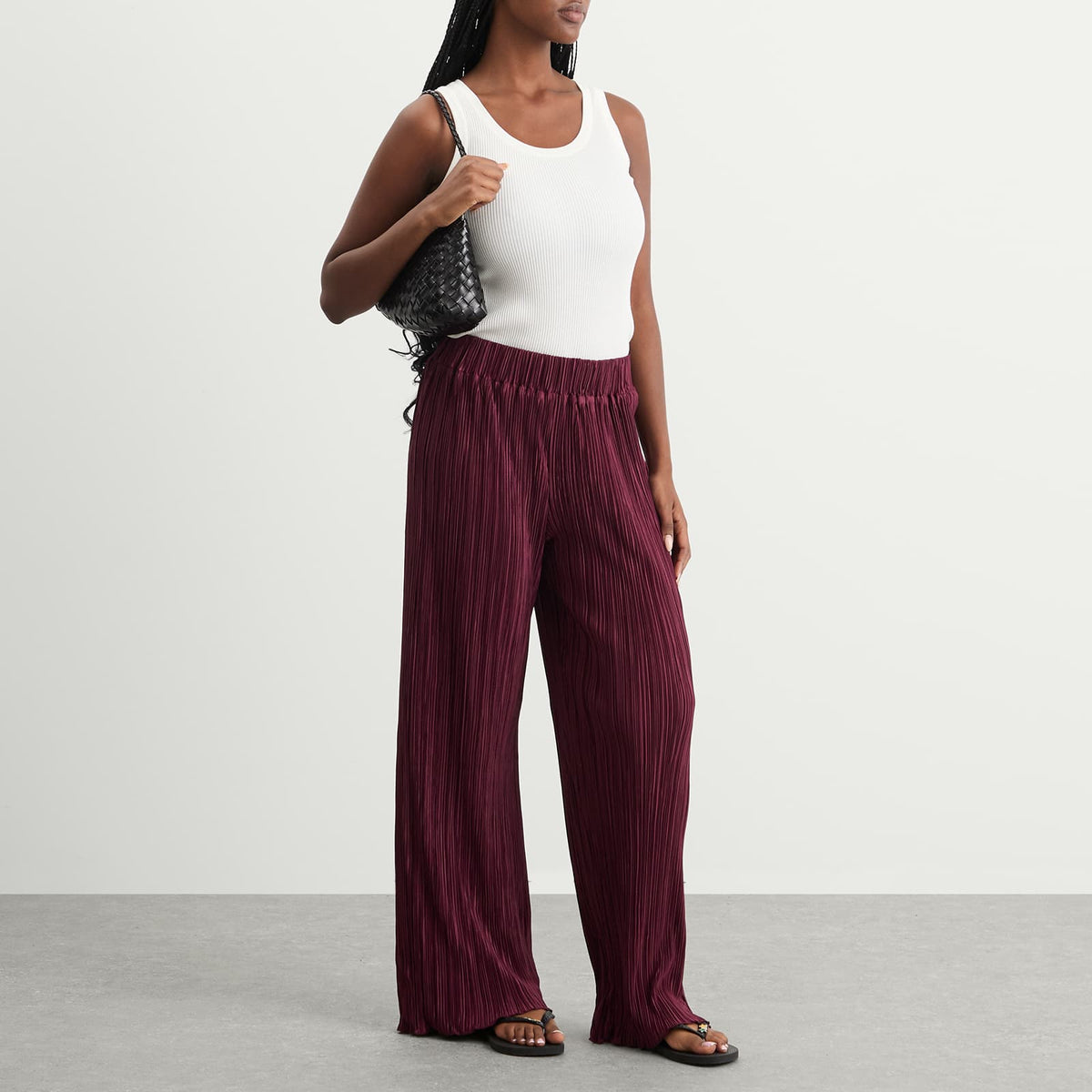 4th & Reckless Plisse Trousers