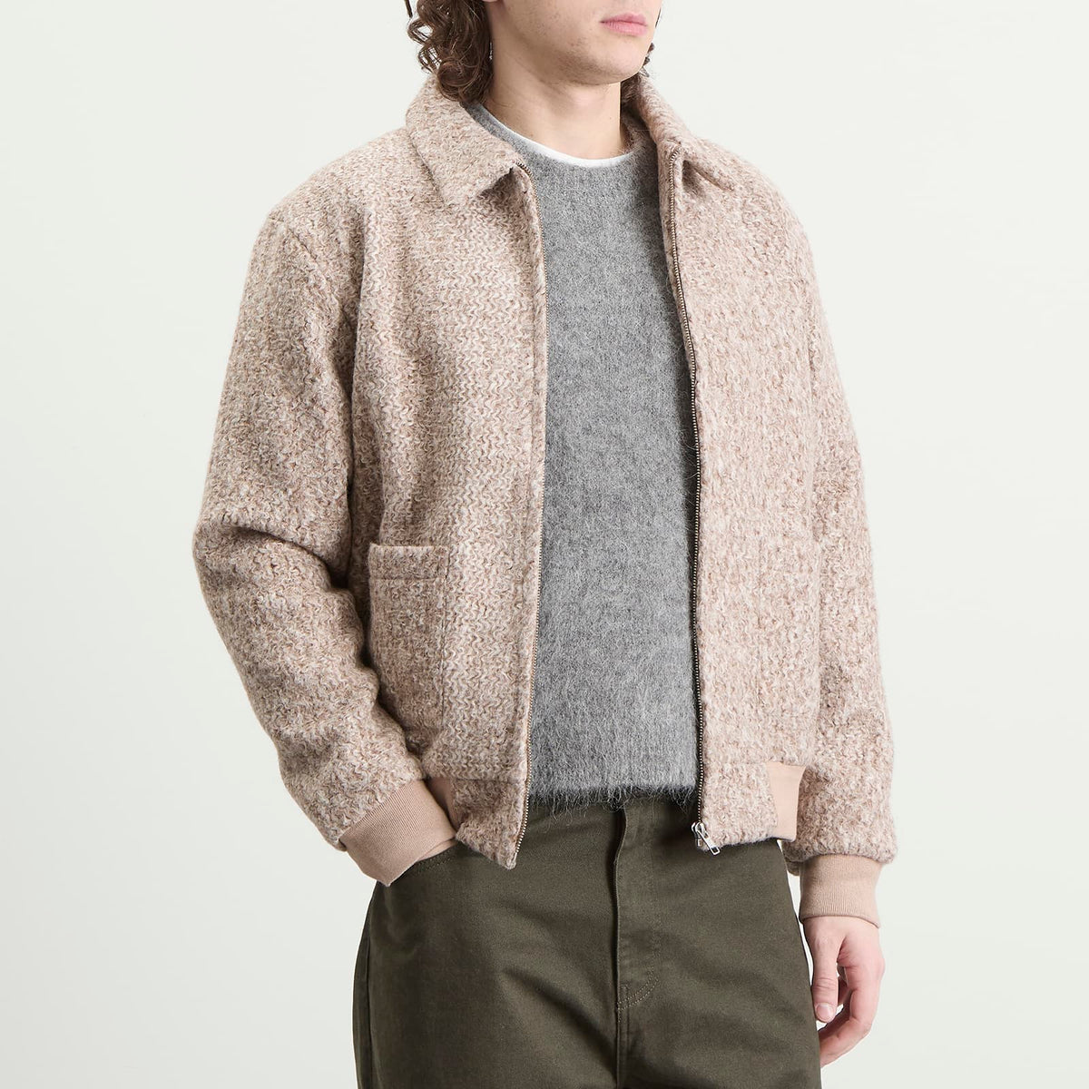 Bound Cloud Textured Jacket