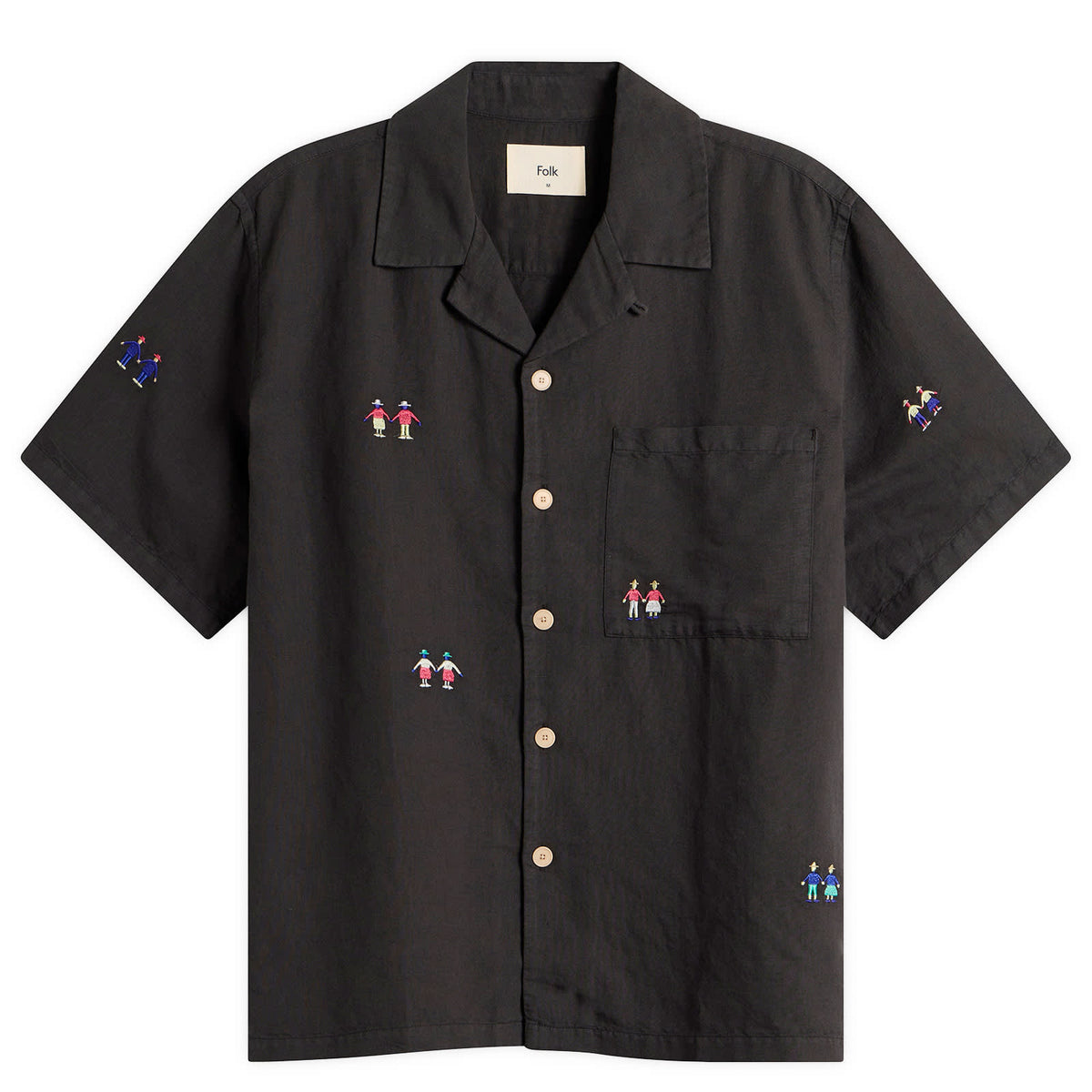 Folk Presented by END. Relaxed Soft Collar Vacation Shirt