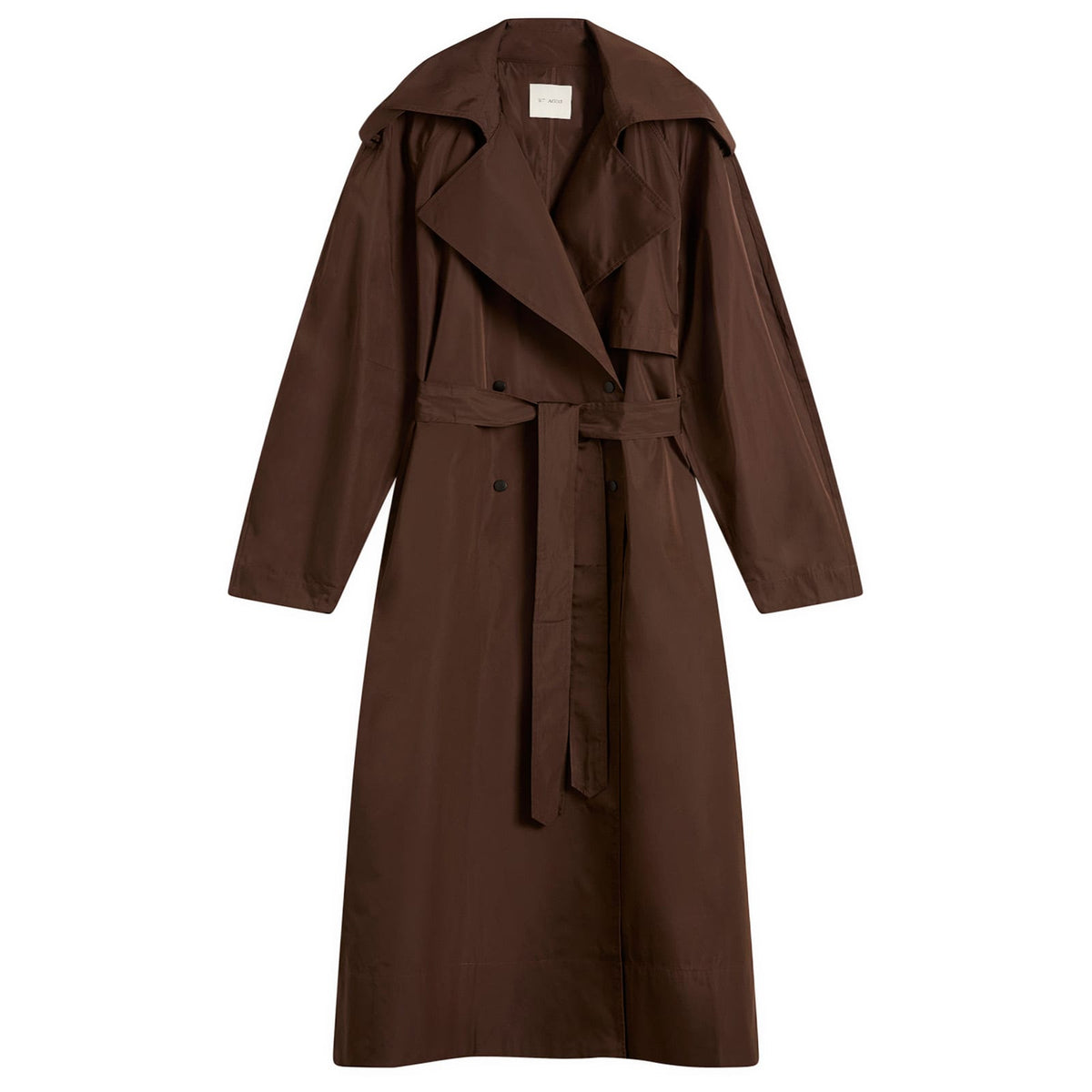 ST. Agni Paper Taffeta Relaxed Trench