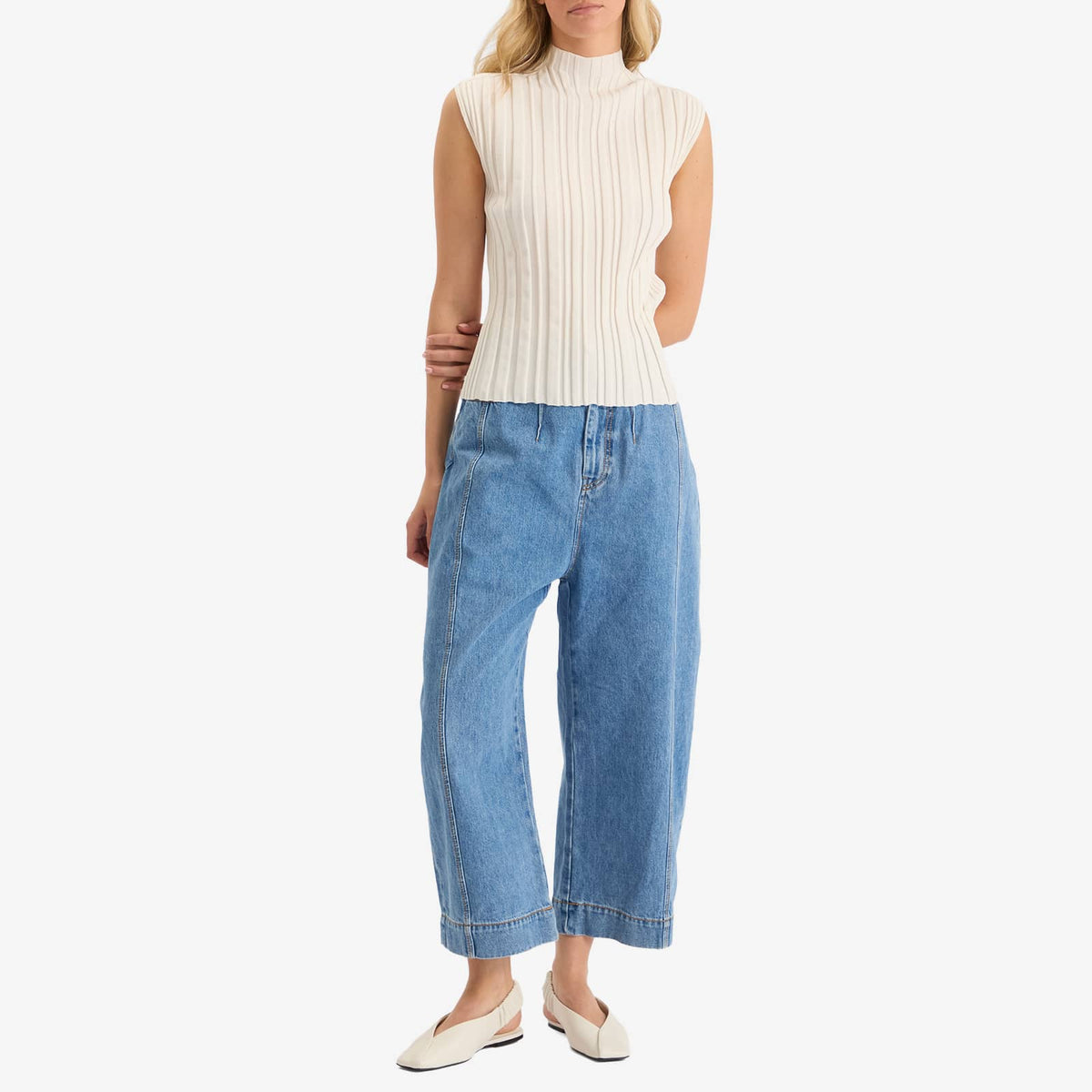 ALÉMAIS Stephi Cocoon Leg Denim Jeans