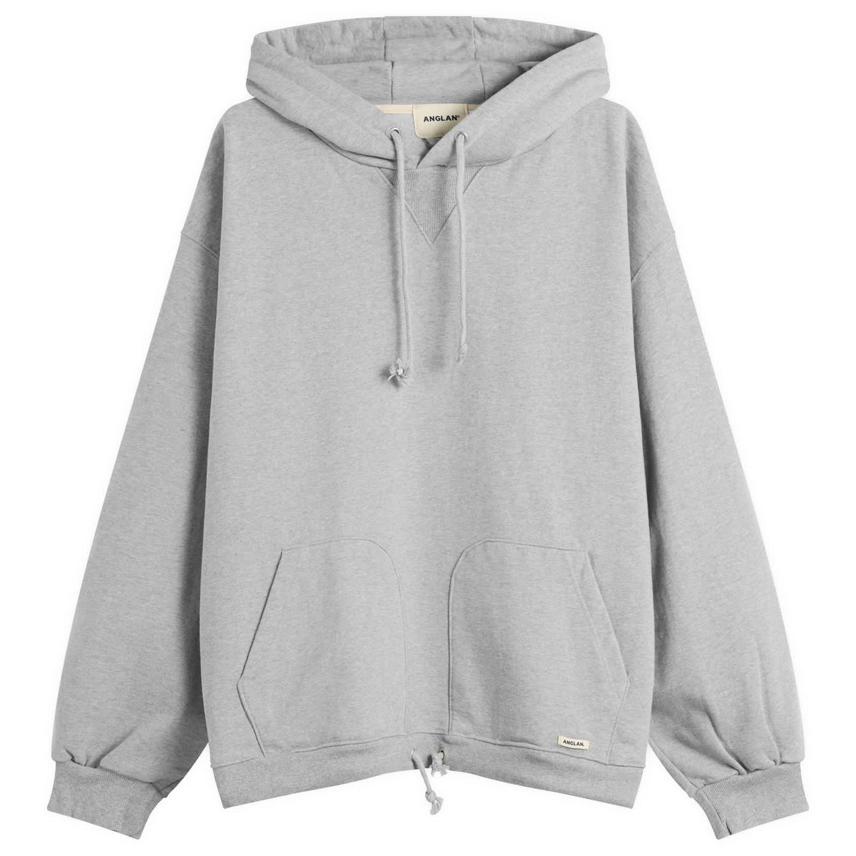 Anglan Double Valley Tuck Sweat Hoodie