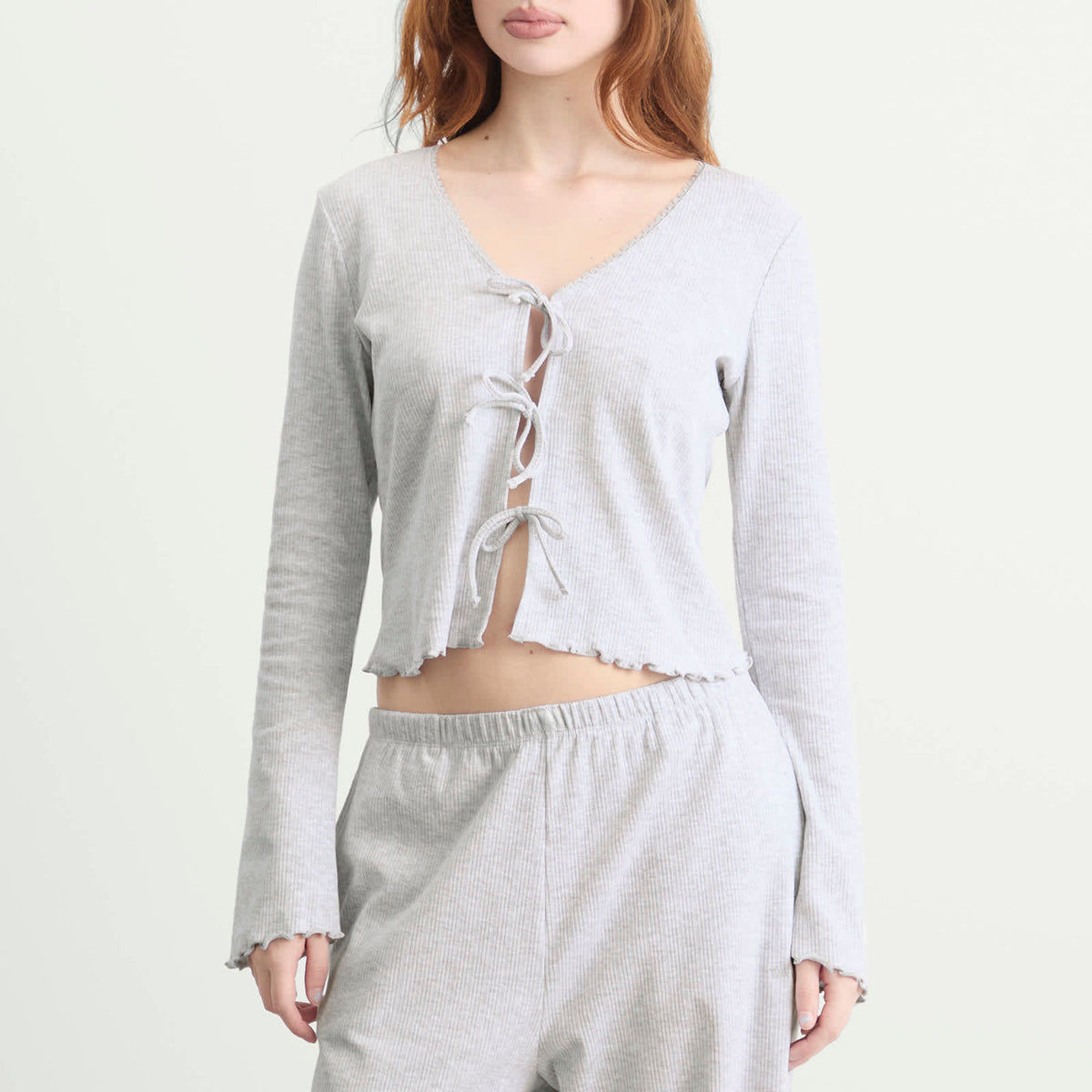 TALA Sleep Lounge Tie Cardigan