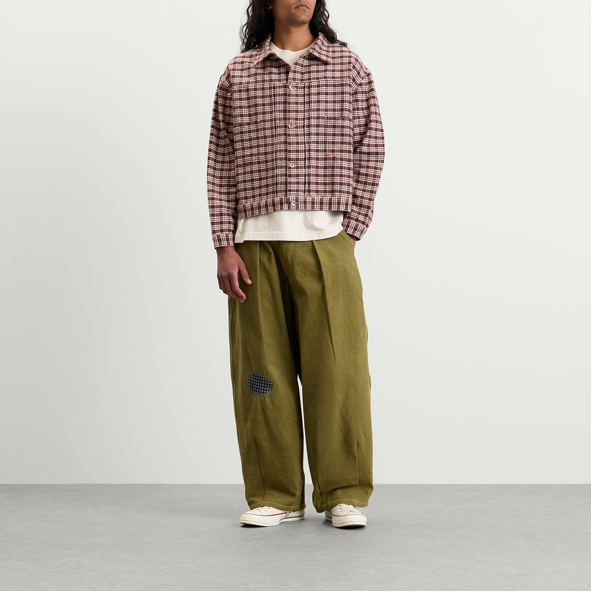 Story mfg. Wood Check Sundae Jacket - END. Exclusive