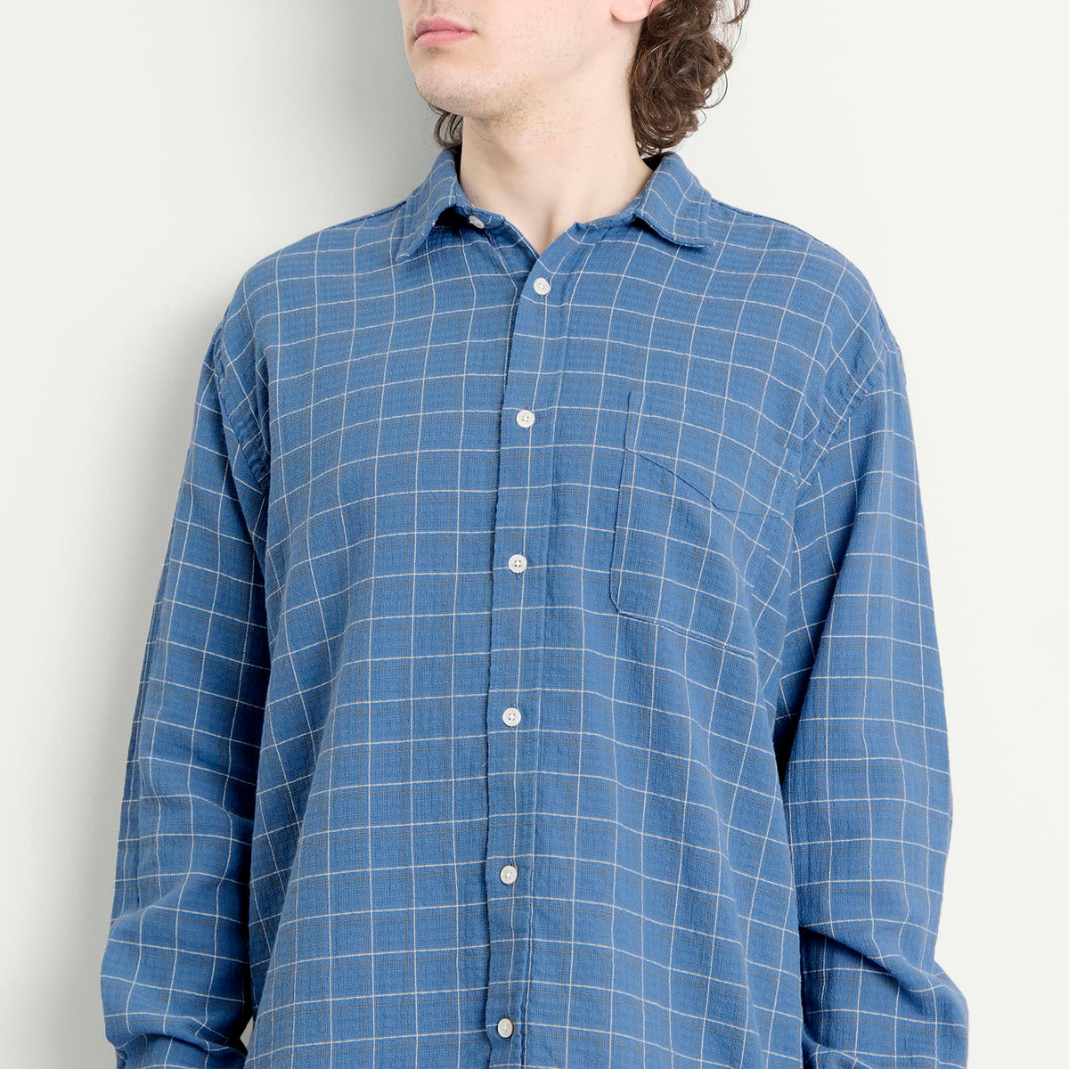 Foret Scout Loose Weave Check Shirt