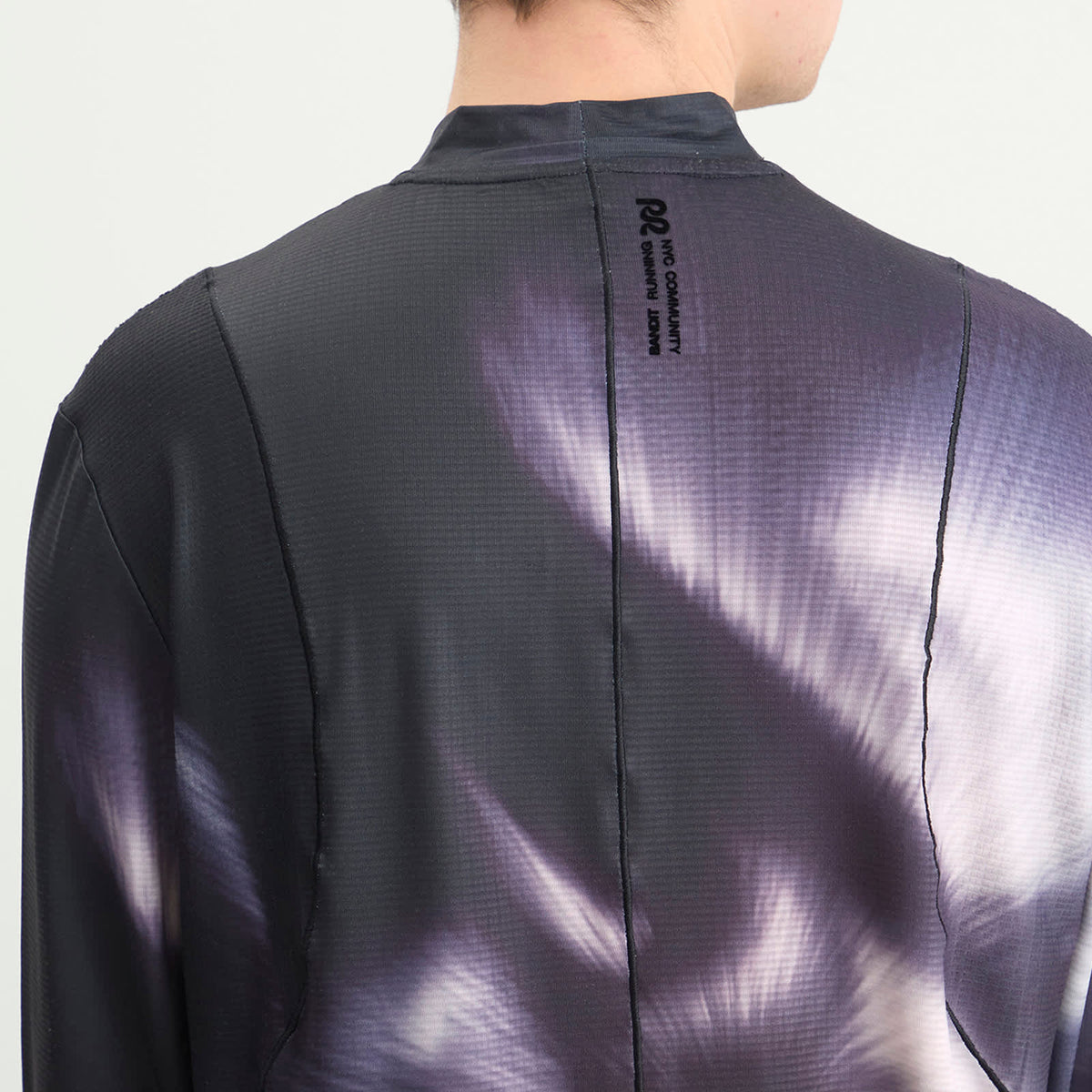 Bandit Men's Aura Grid Mockneck Long Sleeve