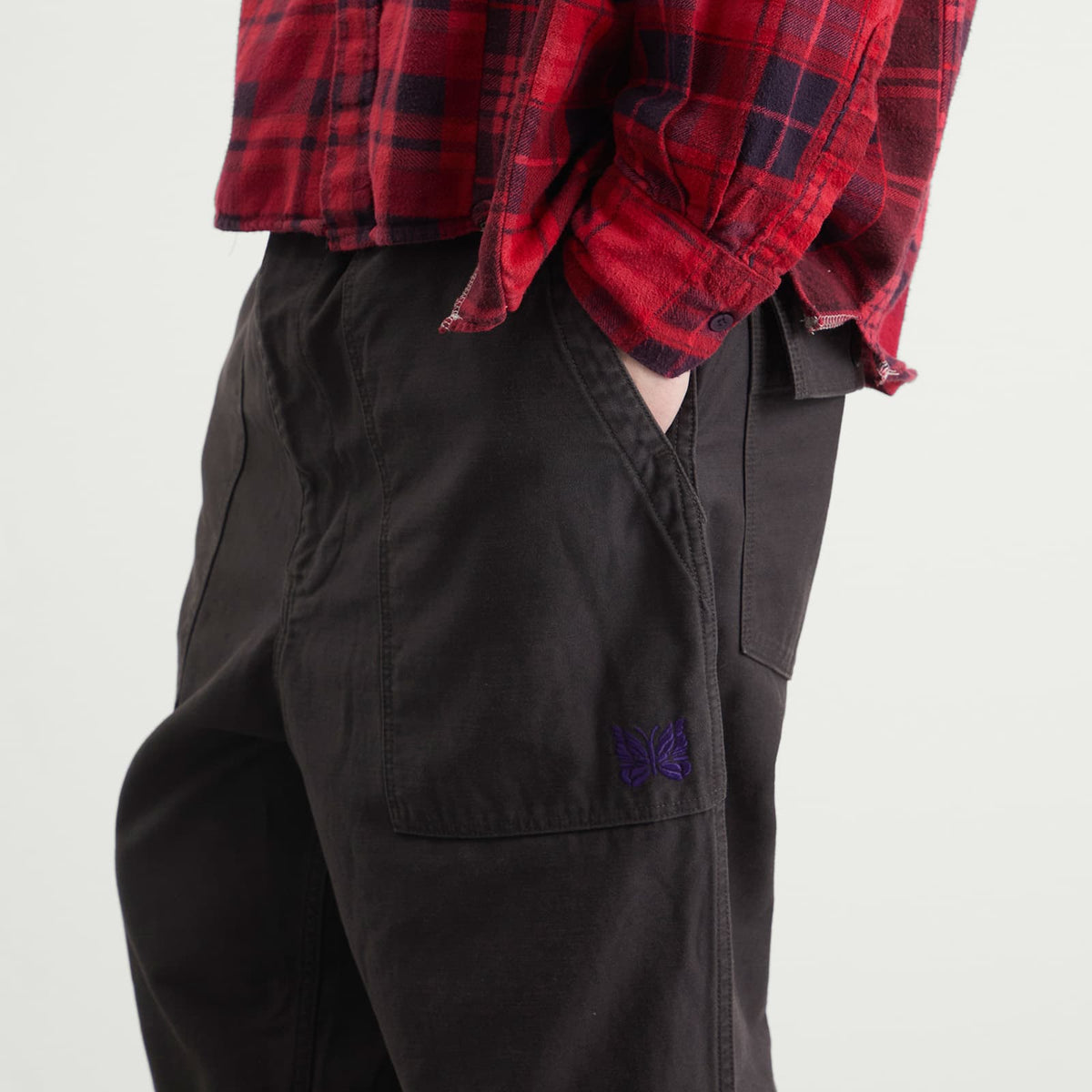 Needles Reversed Sateen String Fatigue Trousers