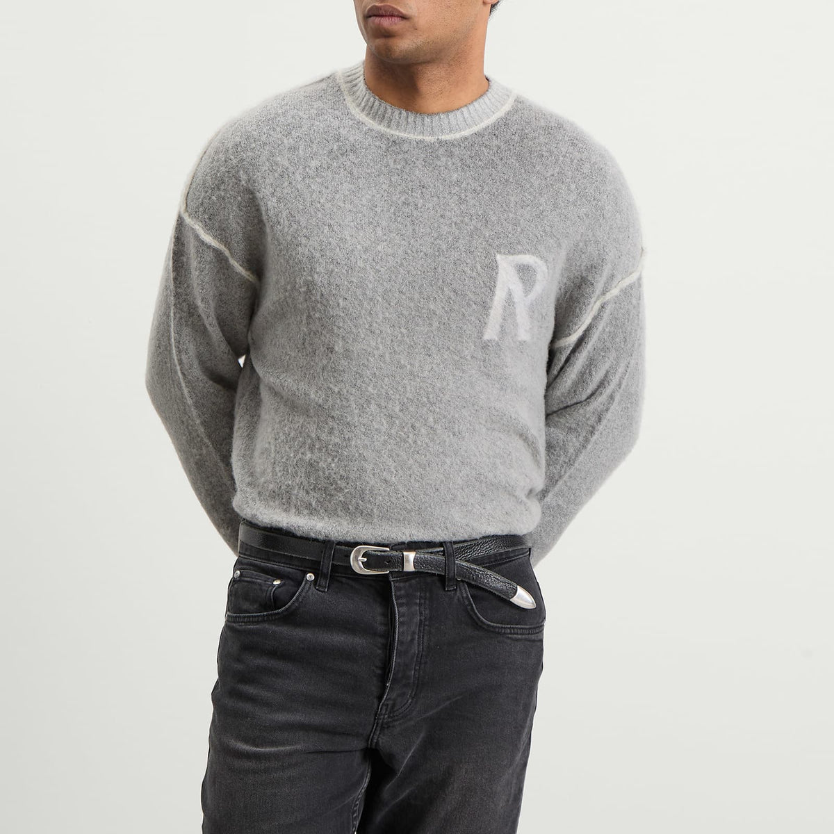 Represent Lightweight Alpaca Knit Jumper