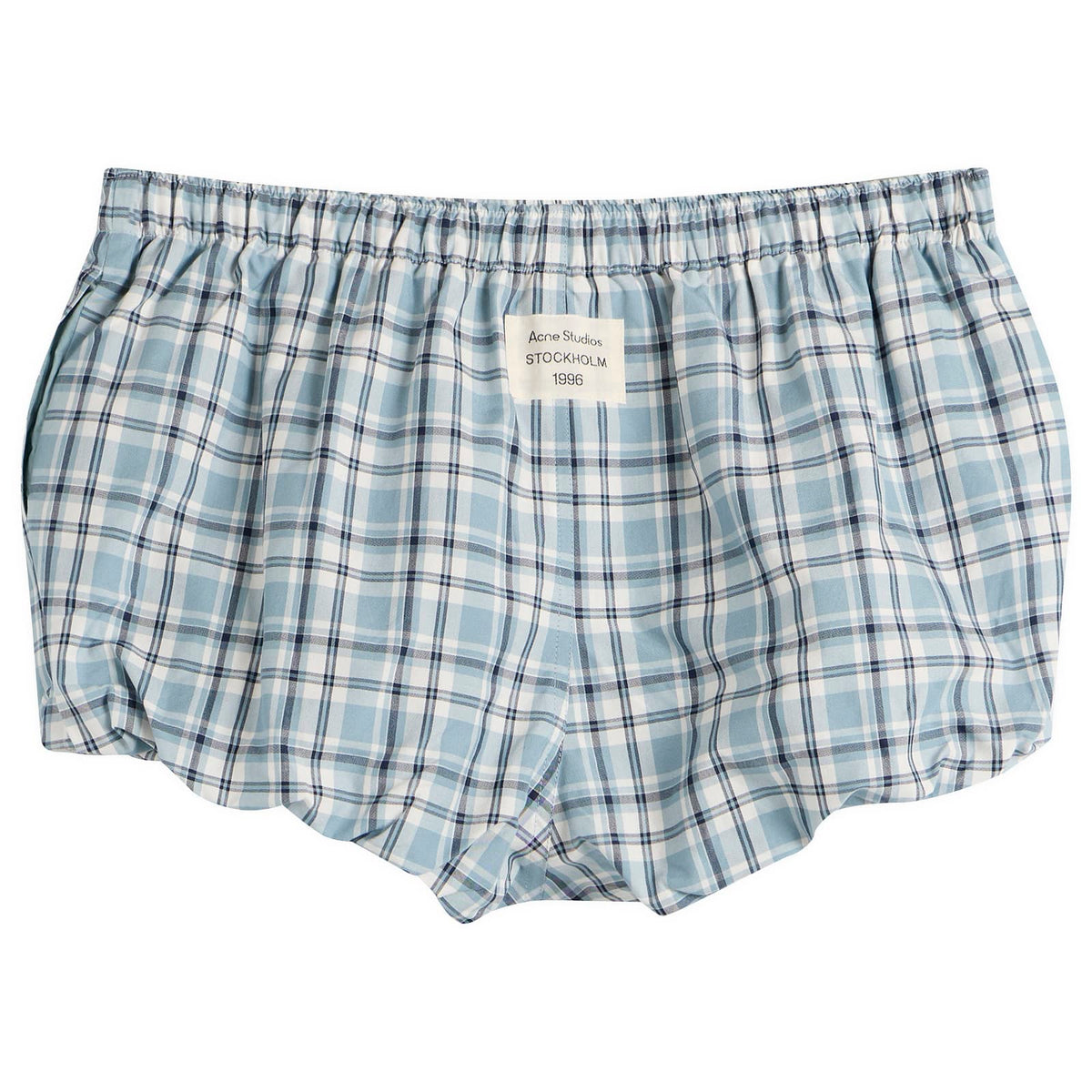 Acne Studios Pebby Check Mini Shorts