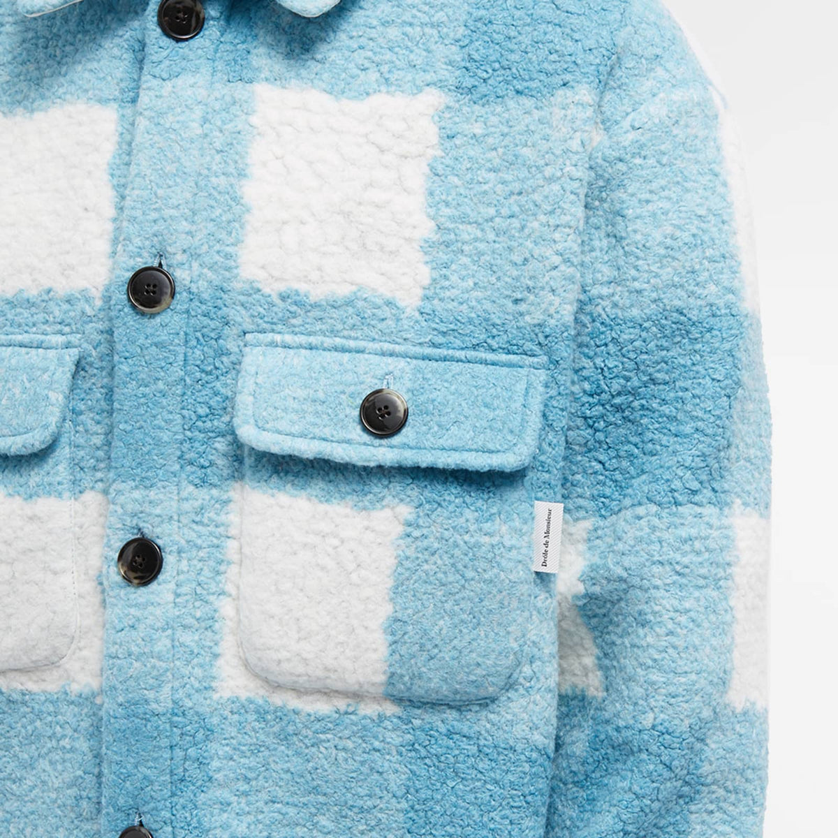 Drôle de Monsieur Soft Check Overshirt
