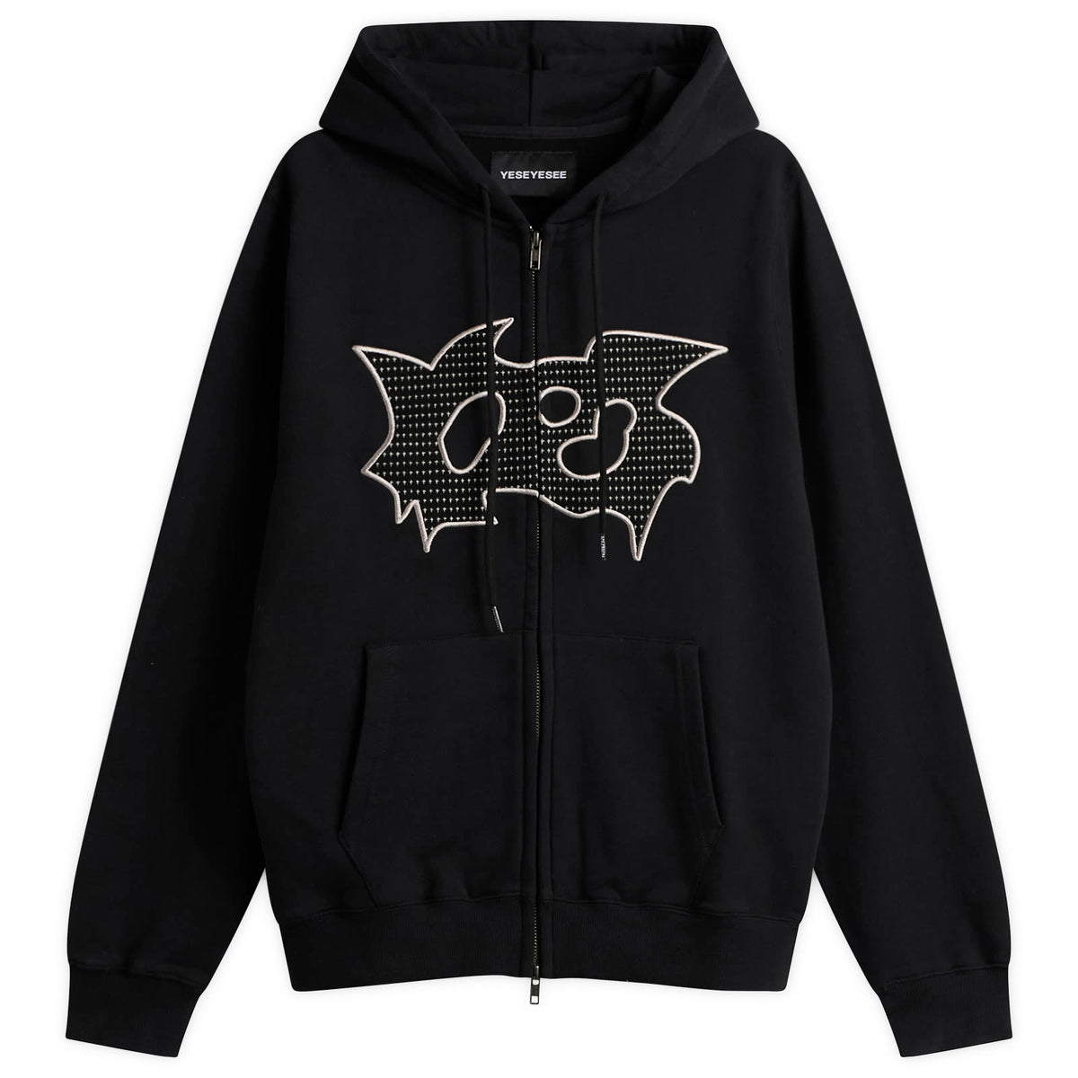 YESEYESEE Bullet Holes Zip-up Hoodie
