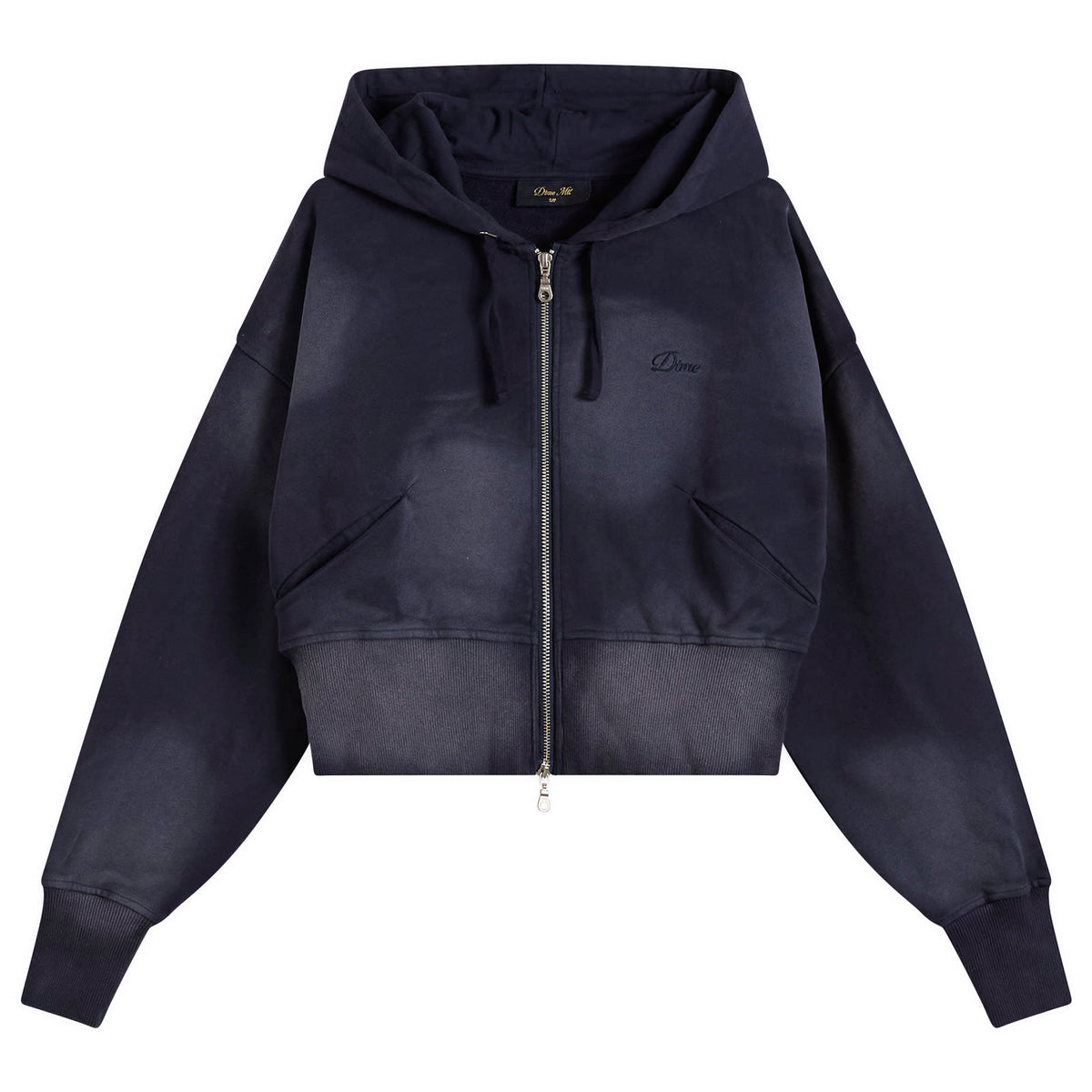 Dime Crop Zip Hoodie