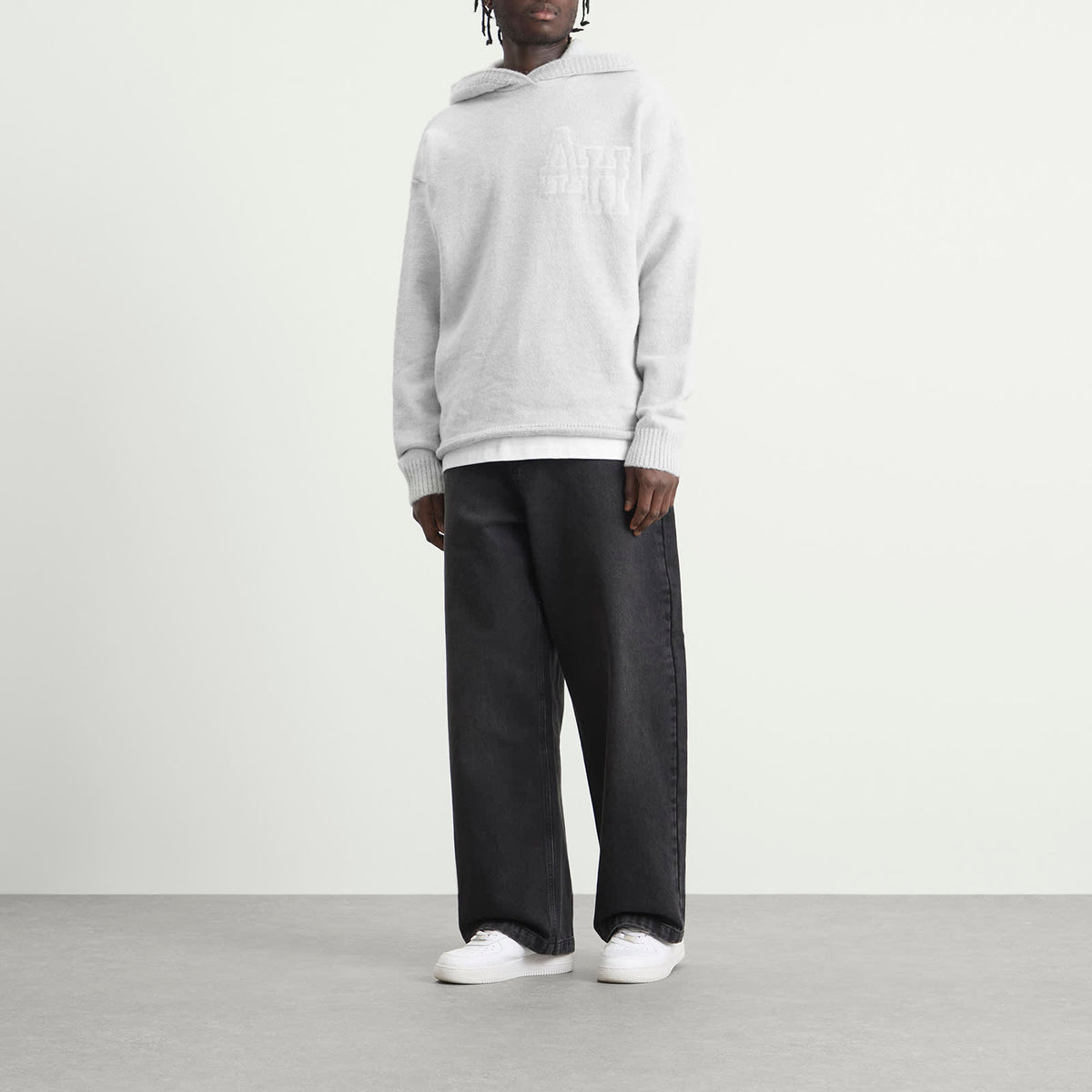 ANNIE HOOD Knit Hoodie